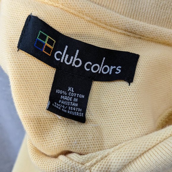 Georgia Tech Yellow Jackets Men's Polo Dress Shirt Size XL Gold - Picture 3 of 3